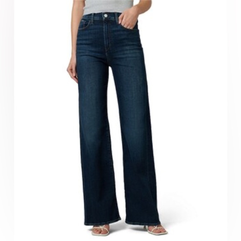 NWT Joe’s Jeans The Mia High Rise Wide Leg Jeans Oh My Dark Blue Jeans Size 26